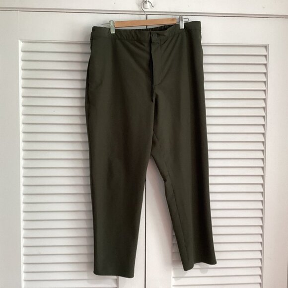 Banana Republic Slim-Tapered Fit Pants Mens Size 36X30 Olive Green - Picture 5 of 10
